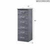 Boston - Lingerie Chest - Gray - Image 4