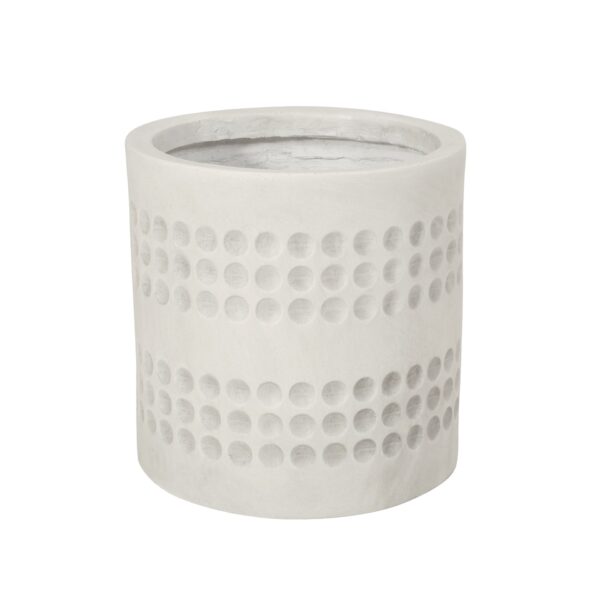 Durable, Cube Planter - Antique White