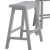 Gaucho - 5 Pieces Pack Counter Height Table Set - White - Image 3