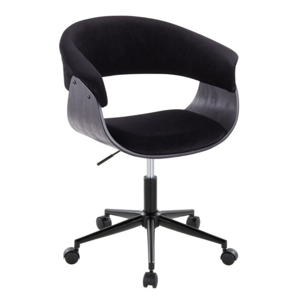 Vintage Mod - Mid-Century Modern Office Chair - Black