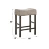 Martha II - 7 Pieces Counter Height Dining Room Set - Gray - Image 16