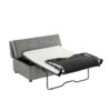 Twin Size Folding Ottoman Sleeper Bed With Convertible Mattress - Dark Gray - Image 15