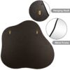 Cloud Shaped Metal Accent Wall Mirror - Black - Image 10