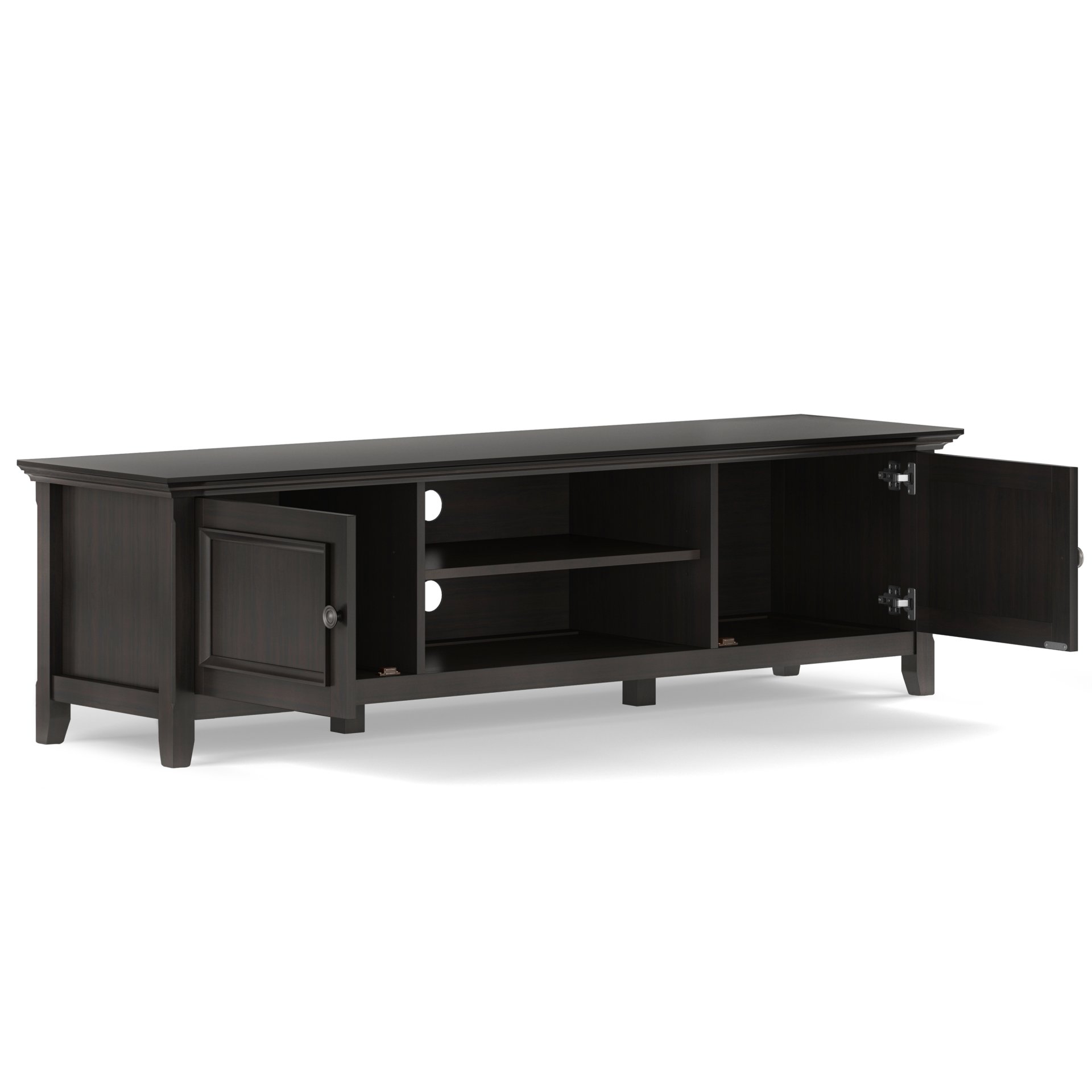 Amherst - Low TV Media Stand - Hickory Brown - Image 10