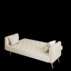 Convertible Double Folding Living Room Sofa Bed - Beige - Image 13