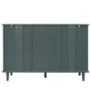 2 Door 3 Drawer Cabinet, American Furniture, Suitable For Bedroom, Living Room, Study - Dark Green - Image 13