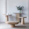 Oval Coffee Table - Cream - Image 11