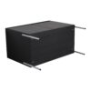 Minimalist 36" Freestanding Bathroom Vanity With Resin Sink And Storage Cabinet - Dark Oak - Image 20