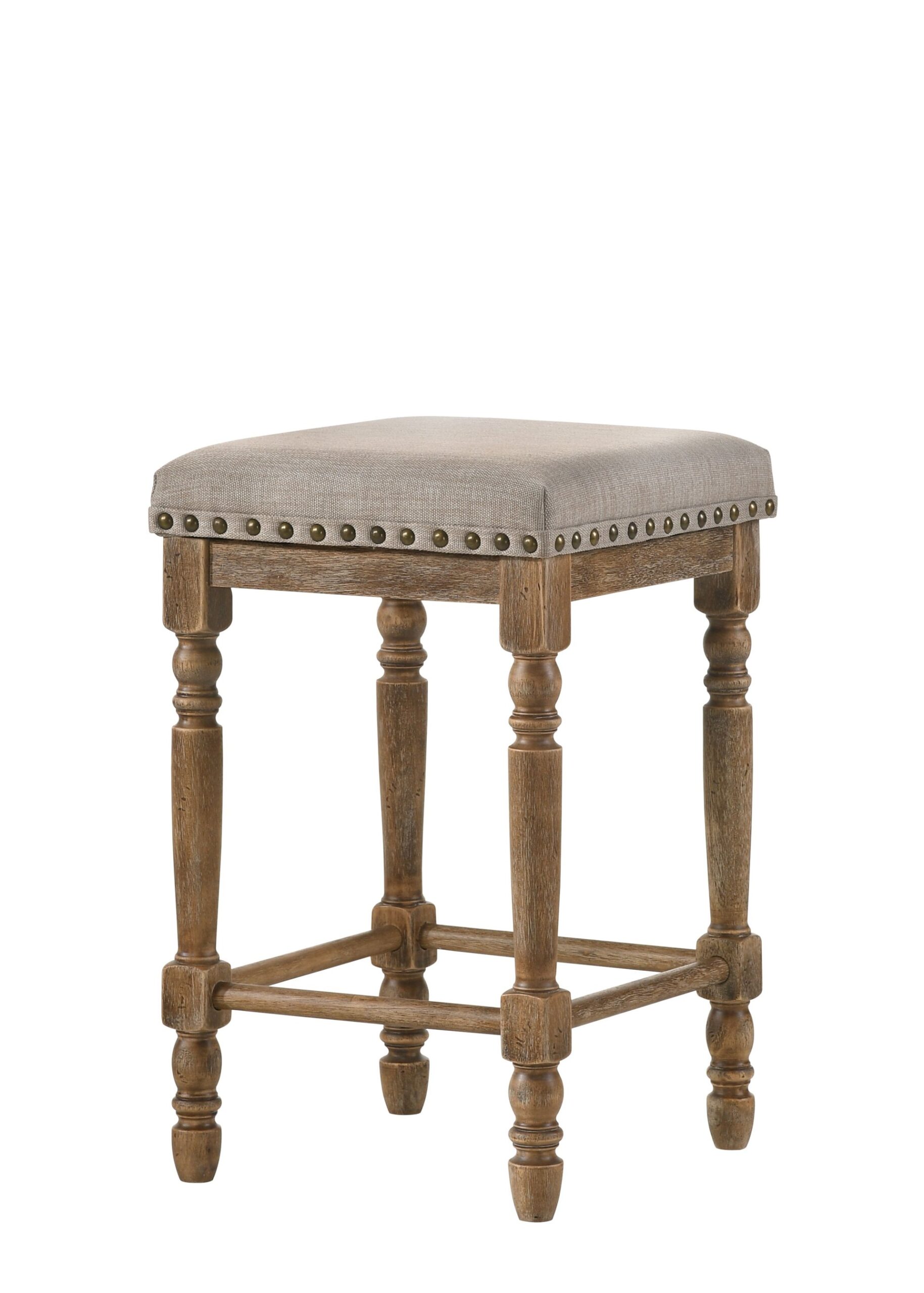 Farsiris - Weathered Counter Height Stool (Set 2) - Beige - Image 4