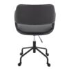 Margarite - Contemporary Adjustable Office Chair - Black - Image 4
