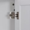 Wooden Bathroom Floor Storage Cabinet With 2 Doors And 6 Shelves - White - Image 20