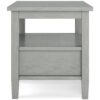 Warm Shaker - End Table - Fog Gray - Image 3