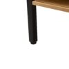 40.16" Rattan Coffee Table, Sliding Door For Storage, Metal Legs, Modern Table For Living Room - Natural - Image 16