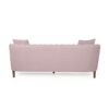 Contemporary 3 Seater Sofa With Plush Accents - Blush - Image 9