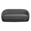 Willow - Upholstered Patio Deep Seating Sofa - Graphite Gray / Black - Image 11
