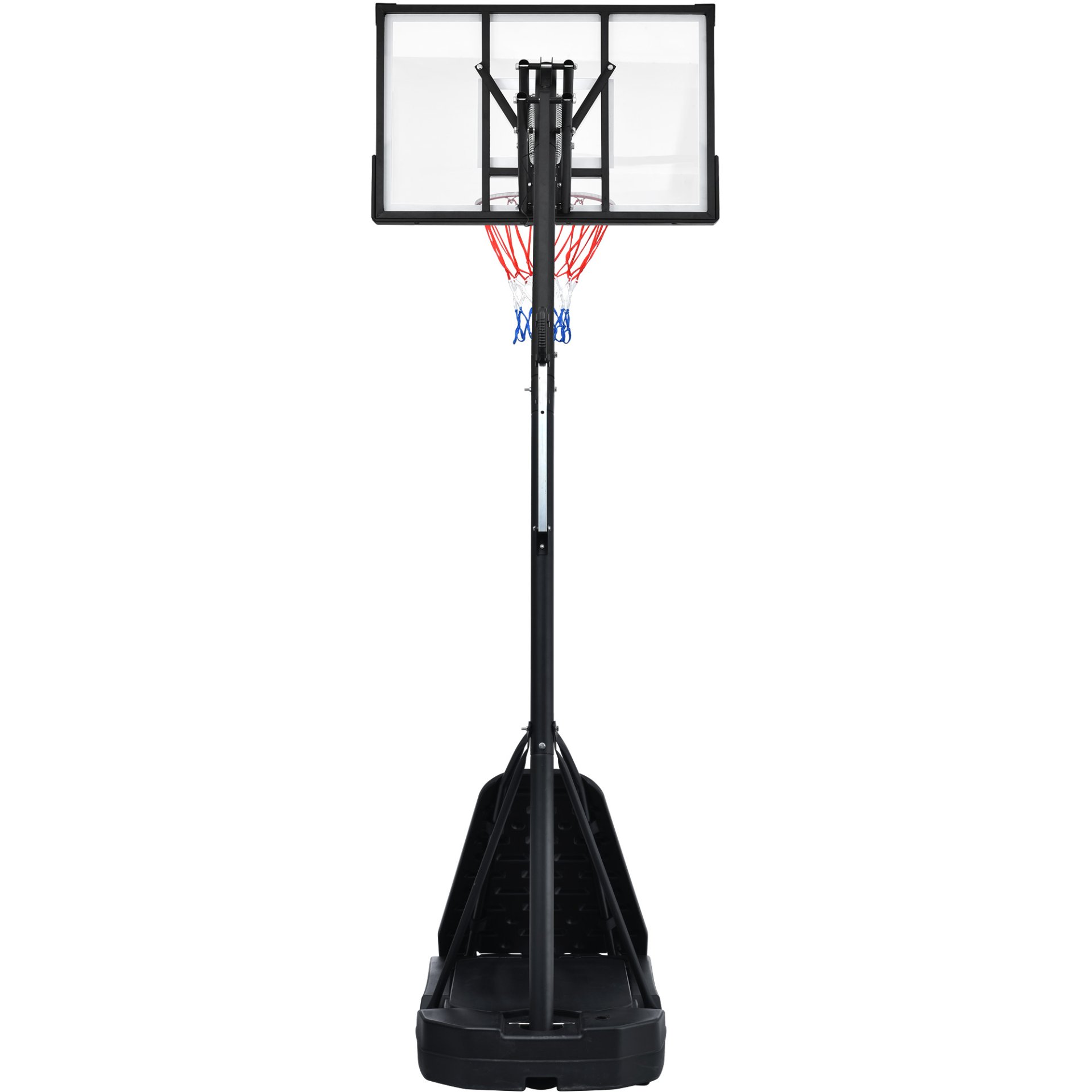 Portable Basketball Hoop Basketball System 8-10Ft Height Adjustable For Youth Adults LED Basketball Hoop Lights, Colorful Lights, Waterproof, Super Bright To Play At Night Outdoors, Good Gift For Kids - Black - Image 14