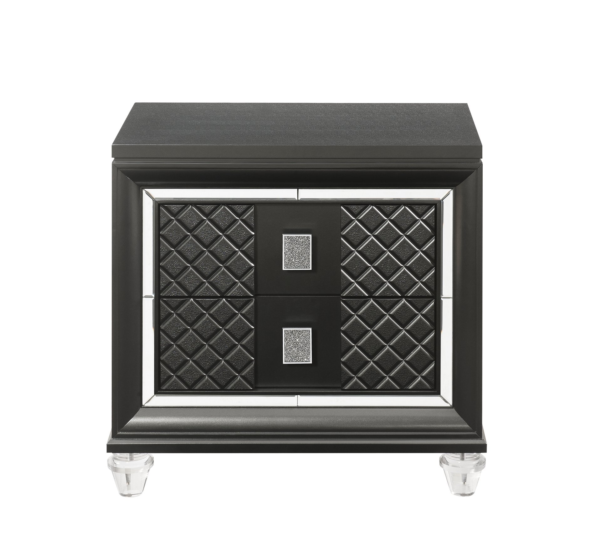 Sawyer - Metallic Nightstand - Gray - Image 4