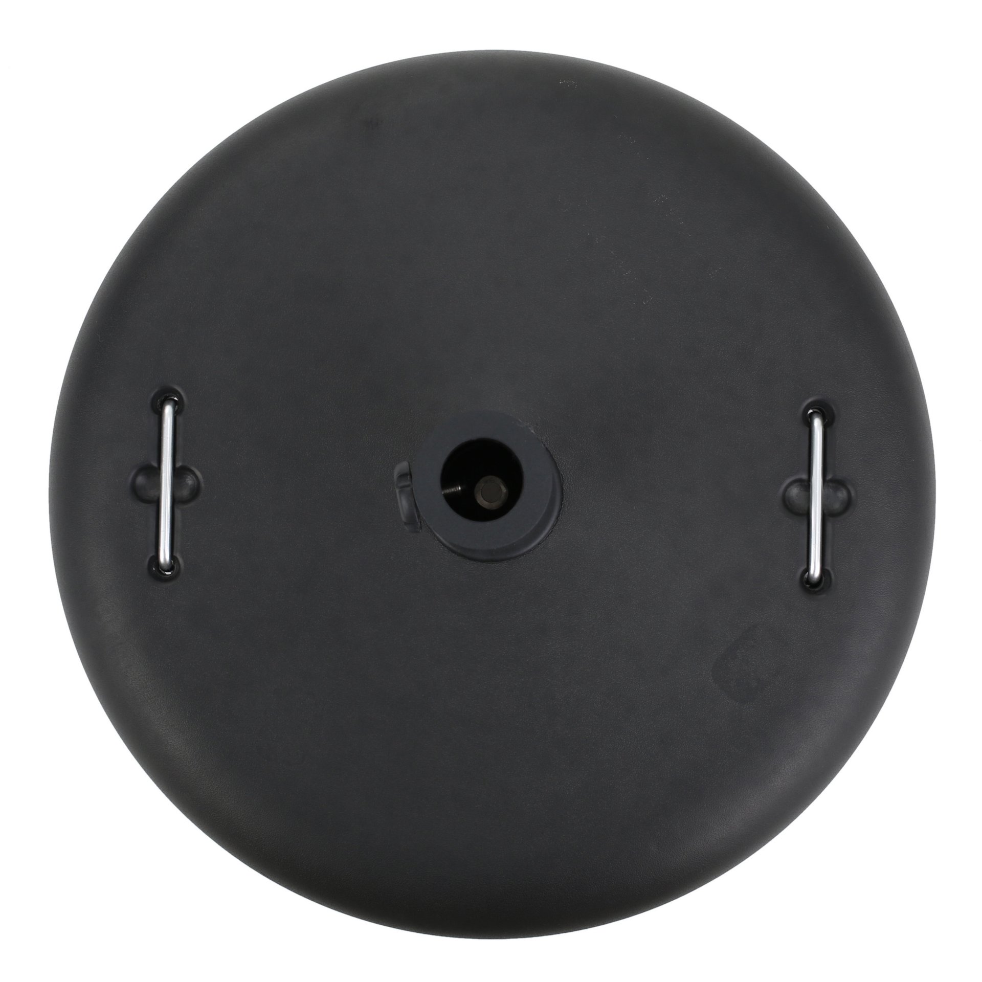 Wheelie - Modern Round Umbrella Base With Stainless Steel Holder - Black - Image 9
