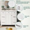 Bathroom Vanity Cabinet With Sink Top Combo Set, Single Sink, Shaker Cabinet With Soft Closing Door And Drawer - White - Image 5