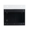 Modern Wall Mounted Bathroom Vanity, Thick Edged Resin Sink And Storage Rack Plywood - Black Chestnut - Image 15