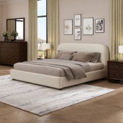 Arden - Eastern King Bed - Beige