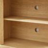 Modern Wavy TV Stand, Rounded Sideboard With Storage - Natural - Image 11