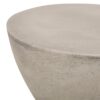 Outdoor Hourglass Shaped Side Table - Light Gray - Image 9