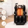 Massage Chair Recliner With Zero Gravity And Full Body Air Pressure - Black - Image 5