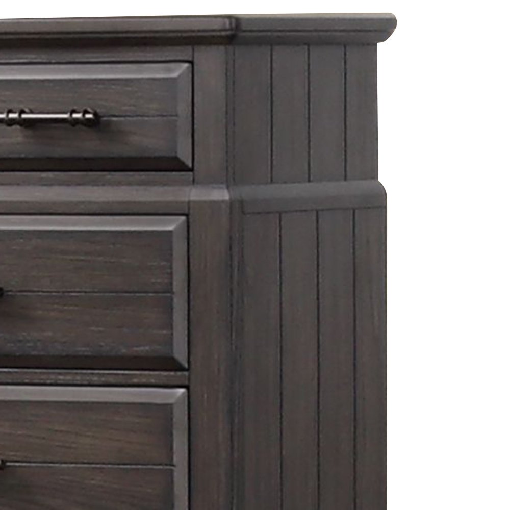 6 Drawer Dresser - Mahogany - Image 2