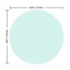 28" Round Tempered Glass Table Top Clear Glass 1 / 2" Thick Beveled Polished Edge - Transparent - Image 2