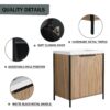 Modern 30" Freestanding Bathroom Vanity With Resin Sink & Soft Close Cabinet Doors - Light Coffee - Image 7