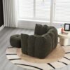 Soft Bean Bag Chair With High Resilient Foam (Chips) - Olive Green - Image 5