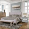 Open Nightstand With 2 Drawers - Light Blue - Image 4