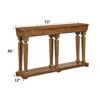 Garrison - Wooden Console Table - Oak - Image 7