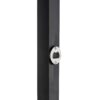 Grill Gazebo 8X5Ft, Outdoor Patio Canopy, Bbq Shelter With Steel Hardtop And Side Shelves - Black - Image 13