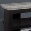TV Stand, Console, Media Entertainment Center, Storage Shelves, Contemporary & Modern - Black - Image 4