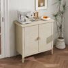 2 Door Cabinet, American Furniture, Suitable For Bedroom, Living Room, Study - Natural - Image 5