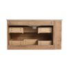 Modern 36" Wall Mounted Bathroom Vanity With Ceramic Sink And Storage Rack, 2 Soft Close Drawers - Imitative Oak - Image 16
