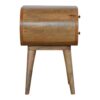 Circular Nightstand - Oak - Image 4