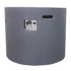 Contemporary 31" Round Fire Pit With 40, 000 Btu - Dark Gray - Image 10