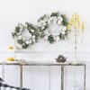Two Tiered Round Wooden Tray - White - Image 9