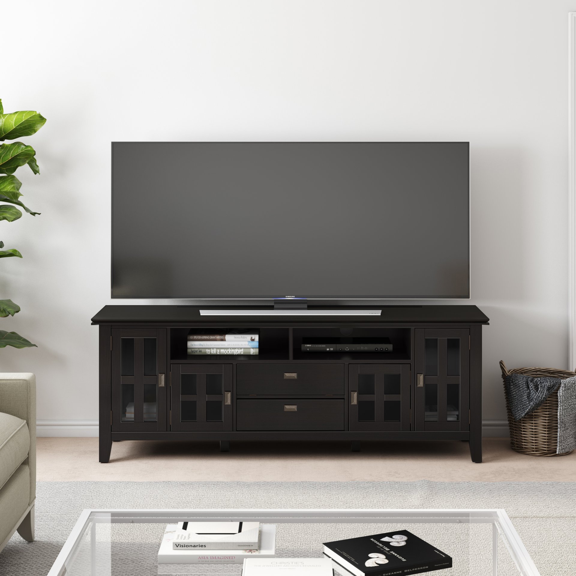 Artisan - TV Media Stand - Hickory Brown - Image 8