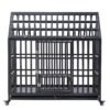 Heavy Duty Dog Cage Pet Crate With Roof & Window On Roof - Black - Image 23
