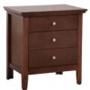 Hammond - 3 Drawer Nightstand - Cappuccino - Image 8