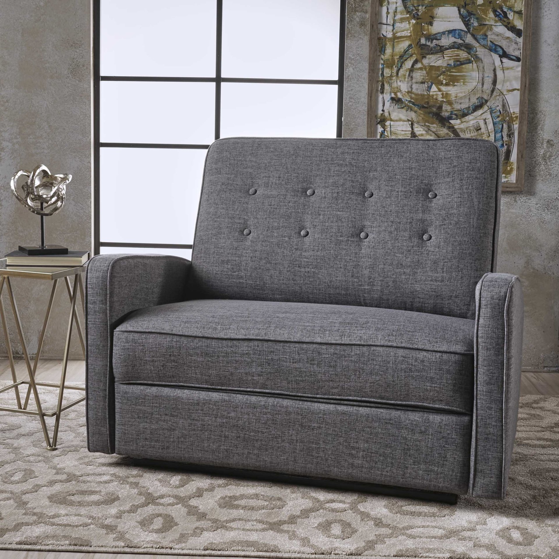 Manual Wide Standard Recliner - Gray - Image 2