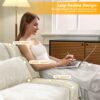 Elegant Chenille 3 Seater Sofa With Movable Ottomans High Resilience Sponge - Beige - Image 4