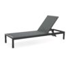 Outdoor Chaise Lounge Chair (Set of 2), Aluminum Adjustable Outside Chair For Pool Patio Beach Yard, All Weather Use UV Resistant 400Lbs Weight Capacity - Black - Image 9