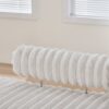 Mini Loveseat With Adjustable Backrest - Beige - Image 9