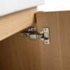 20" Wall Mounted Bathroom Vanity With Ceramic Sink And Storage Cabinet - Oak - Image 20