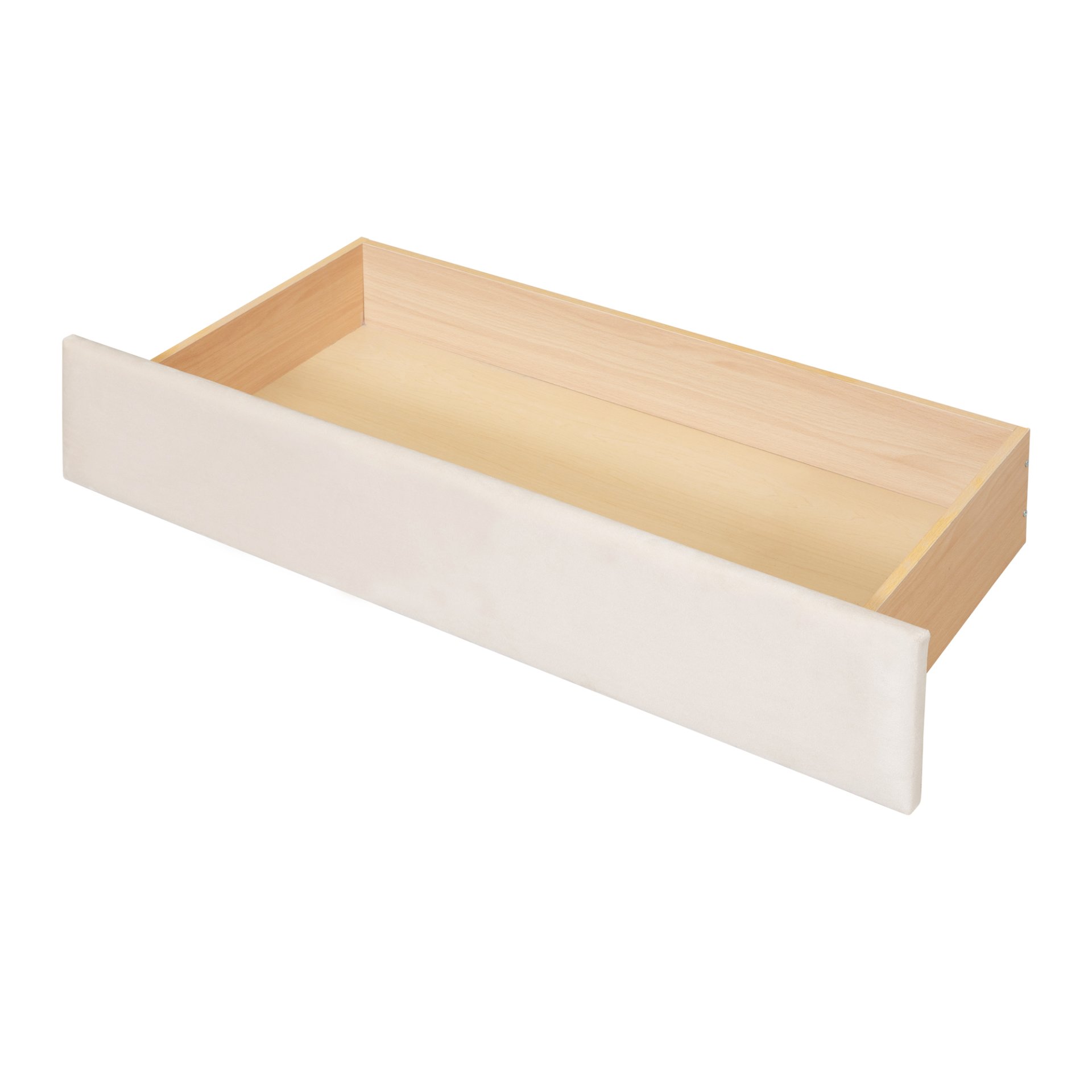 Twin Size Upholstered Daybed With Storage Armrests And USB Port - Beige - Image 11